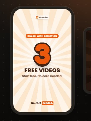 The Festive Offer motion template for a festival sale Reel